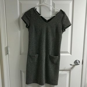 The Limited gray mid length dress